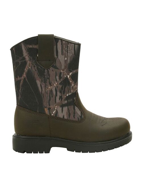 Deer Stags Tour Boys' Camouflage Waterproof Boots
