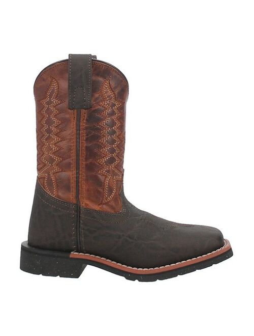 Dan Post Lil' Dillon Boys' Leather Cowboy Boots