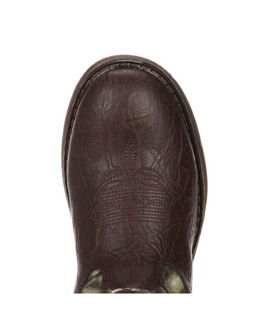 Lil Durango Boys' 8-in. Mossy Oak Break-Up Western Boots