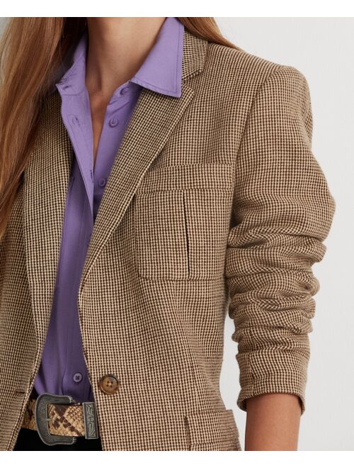 Polo Ralph Lauren LAUREN RALPH LAUREN Women's Cotton-Linen Twill Blazer