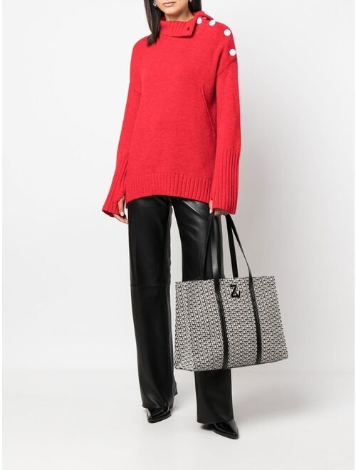 Zadig&Voltaire monogram-print tote bag
