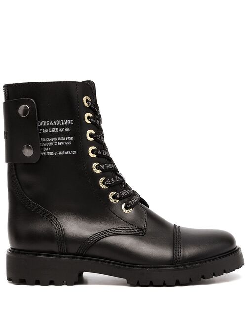 Zadig&Voltaire Joe lace-up ankle boots
