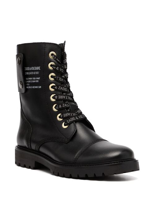 Zadig&Voltaire Joe lace-up ankle boots