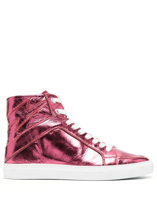 Zadig&Voltaire ZV1747 High Flash trainers