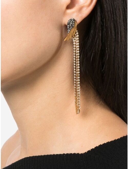 Zadig&Voltaire Rock wing stud earrings