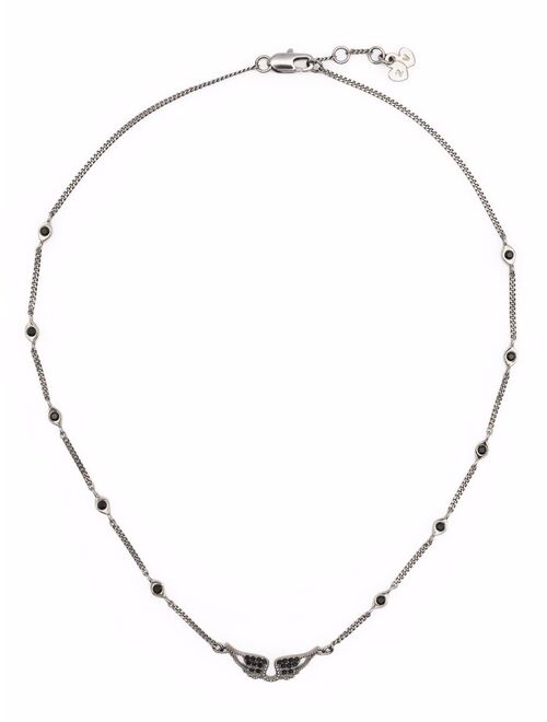 Zadig&Voltaire rock wing-embellished necklace
