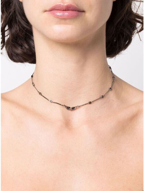 Zadig&Voltaire rock wing-embellished necklace