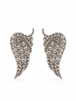 rock wing earrings
