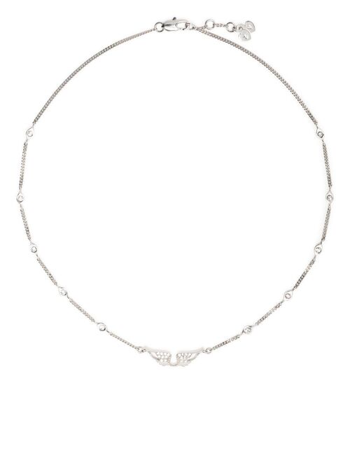Zadig&Voltaire Rock wings-motif choker necklace