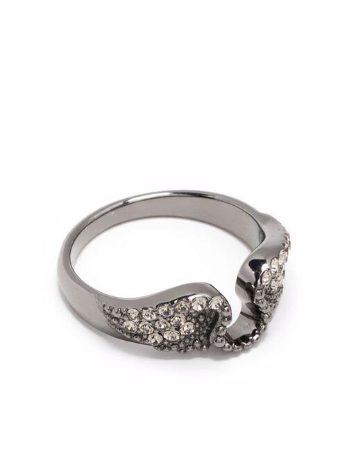 Zadig&Voltaire rock crystal-embellished ring