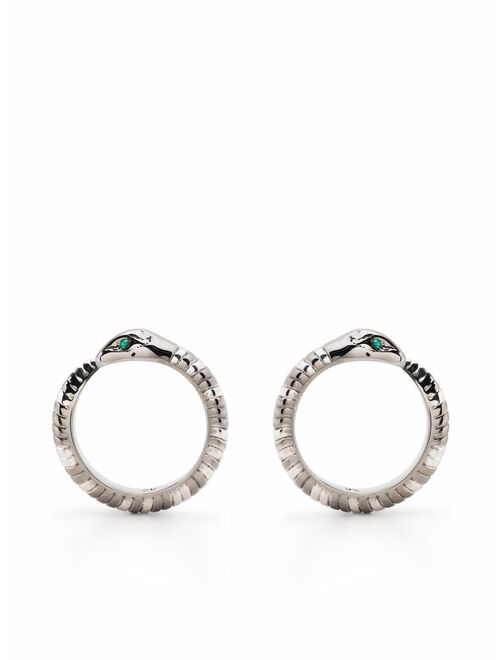 Zadig&Voltaire snake hoop earrings