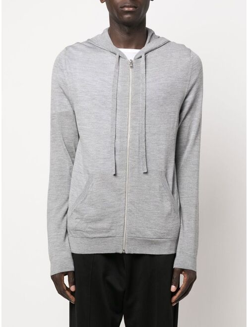 Zadig&Voltaire zipped drawstring hoodie