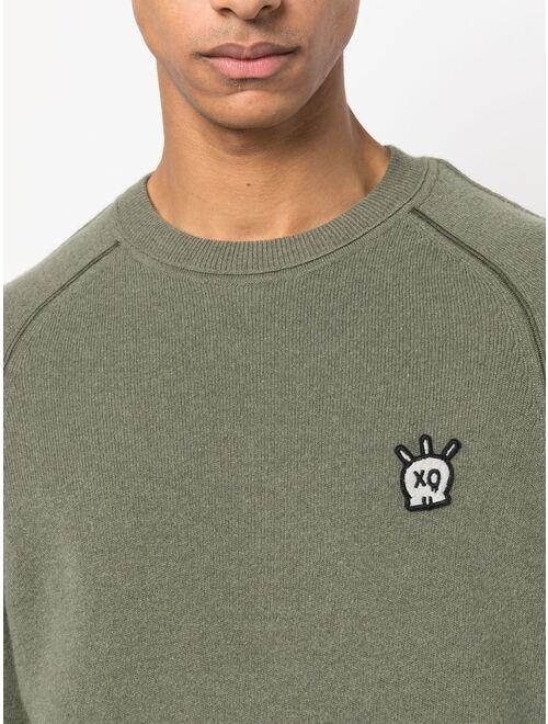 Zadig&Voltaire skull patch detail sweater