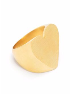 idol heart-motif ring