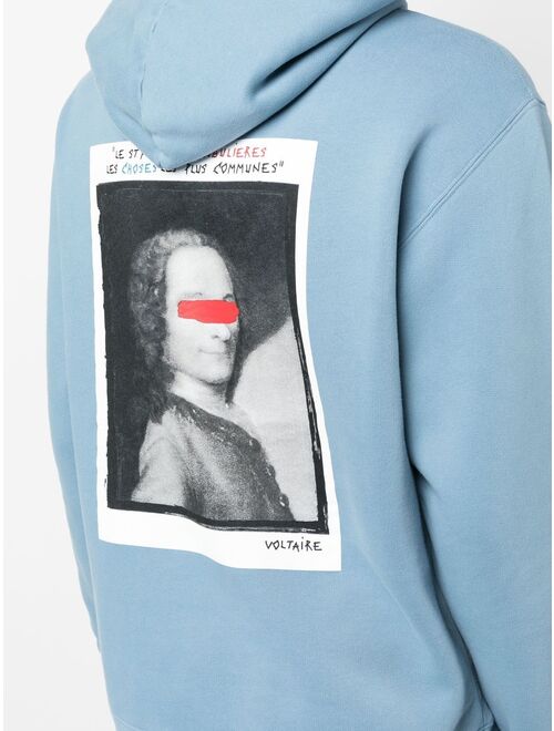 Zadig&Voltaire logo-print cotton hoodie