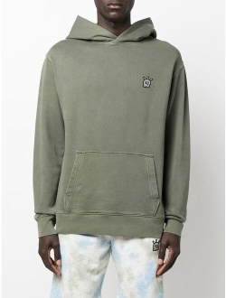 cotton logo-print hoodie