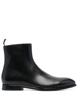 ailing-toe leather boots