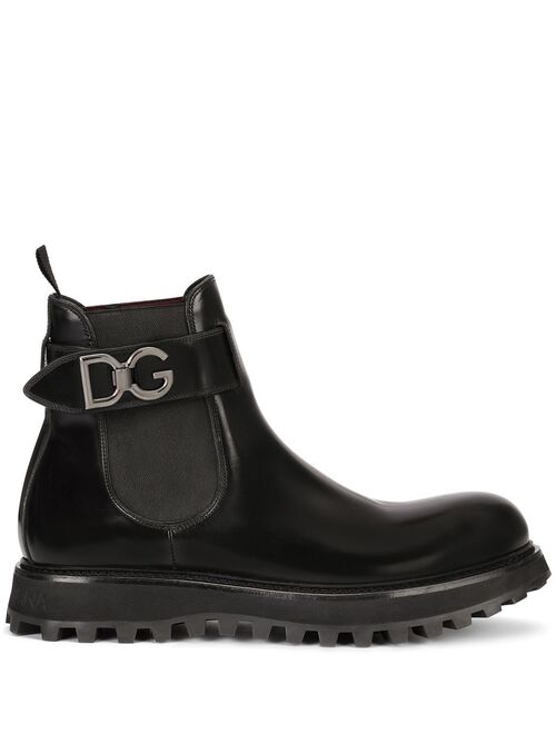 Dolce & Gabbana Chelsea belted boots