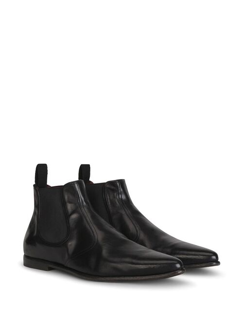 Dolce & Gabbana slip-on calf leather boots