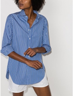 HommeGirls vertical-stripe cotton shirt