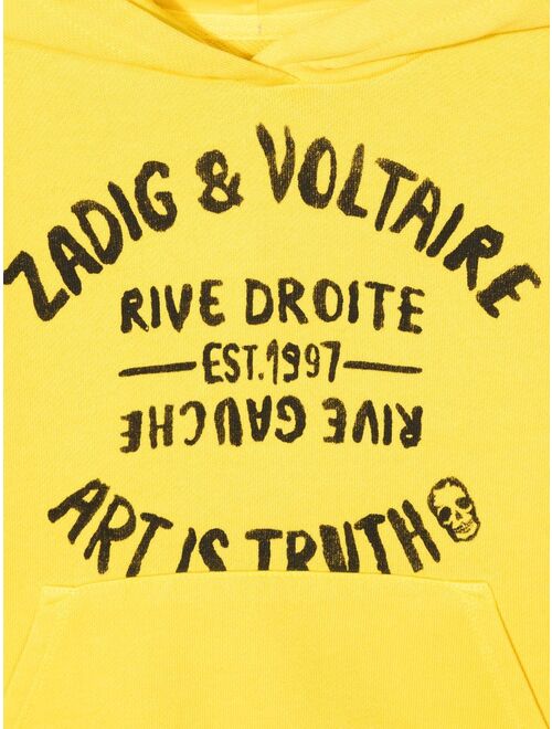 Zadig&Voltaire Zadig & Voltaire Kids logo-print hoodie