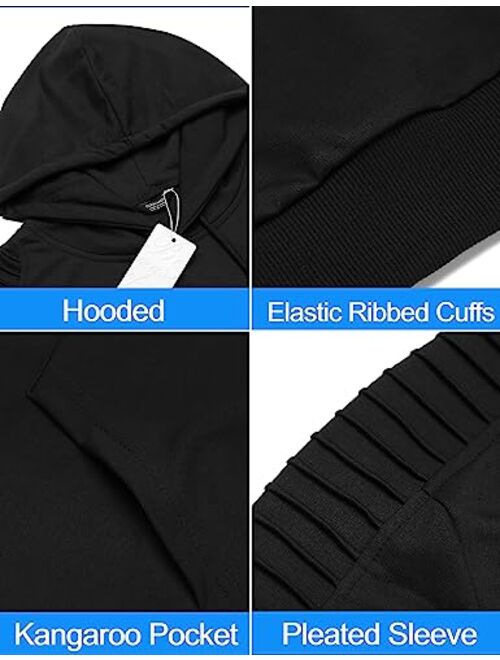 COOFANDY Men's Tracksuit 2 Piece Hoodie Sweatsuit Sets Casual Jogging Athletic Suits