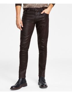 Men's Slim Tapered-Fit Coated Jeans