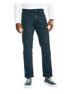 Men's Vintage Straight-Fit Stretch Denim 5-Pocket Jeans