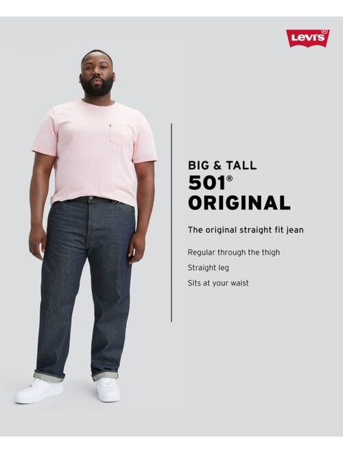 Levi's Men's Big & Tall 501 Original Fit Stretch Jeans