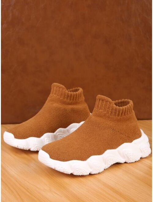 Shein Do-mi-ku Shoes Boys Minimalist Slip On Sock Sneakers
