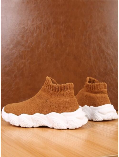 Shein Do-mi-ku Shoes Boys Minimalist Slip On Sock Sneakers