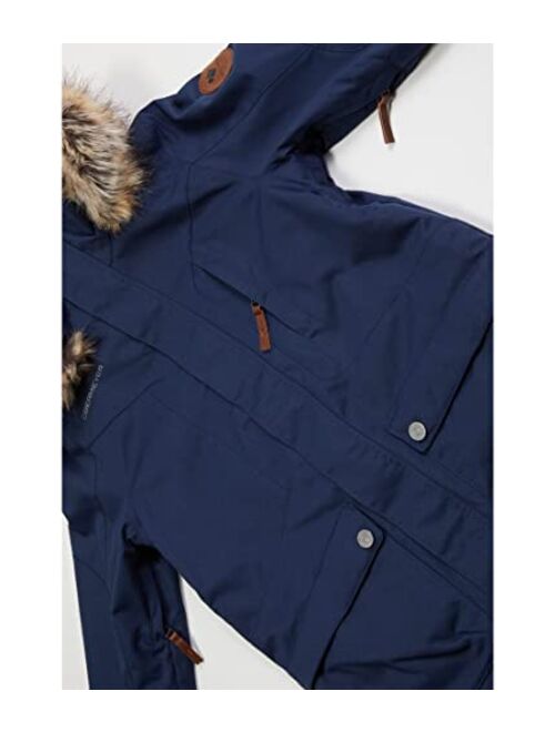 Obermeyer Boys Commuter Jacket with Faux Fur for Little Kids and Big Kids - Long Sleeves, Zipper Chest Pocket, Adorable