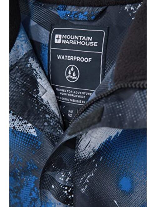 Mountain Warehouse Kids Waterproof Winter Ski Jacket - Fleece Lined