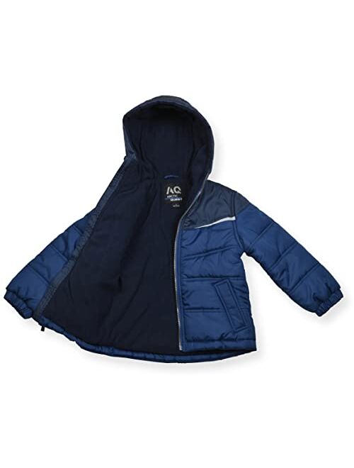 Arctic Quest Boys Windproof Water Resistant Insulated Hooded Winter Snow and Ski Jacket
