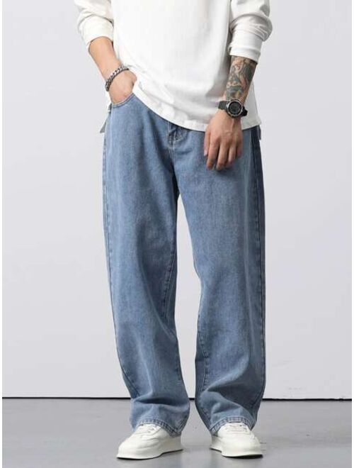 Shein Men Slant Pocket Jeans