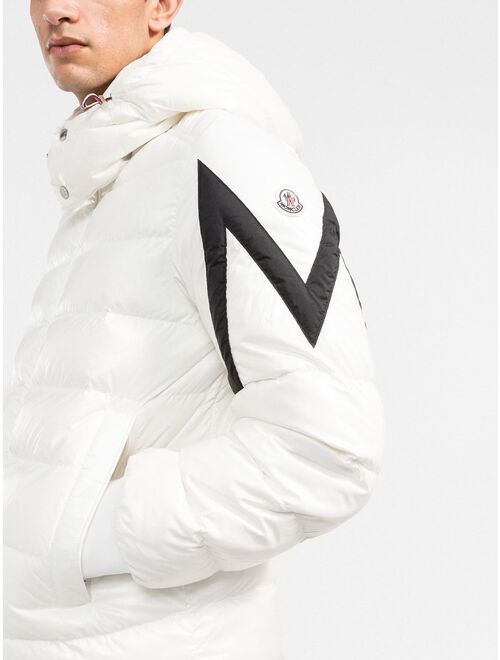 Moncler hooded feather down jacket