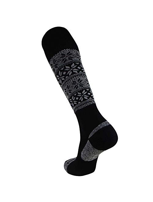 Pure Athlete Alpaca Ski Socks Men Warm Wool Sock, Women Skiing, Snowboarding