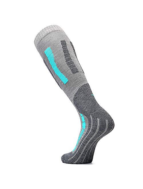 Ugupgrade Ski Socks Merino Wool High Performance Warmth Snowboard Socks for Winter Outdoor Men Women Kids