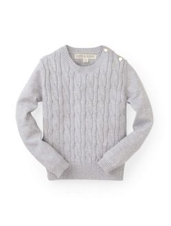 Girls Cable Front Sweater, Infant