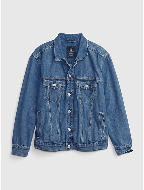 Gap Teen Oversized Denim Jacket with Washwell