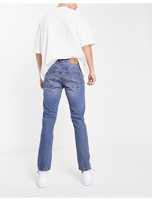 Pull&Bear slim jeans in mid wash