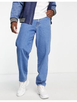 Stan Ray 5 pocket taper mid wash jeans in blue