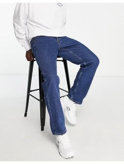 Edge loose fit jeans in mid wash