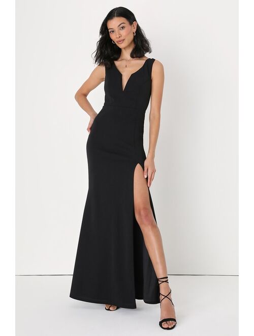 Lulus Ready to Rumba Black Strappy Backless Maxi Dress