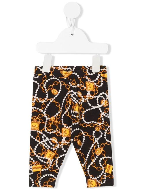 Moschino Kids toy necklace leggings