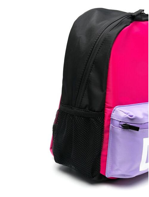 Dkny Kids TEEN logo-print zip-up backpack