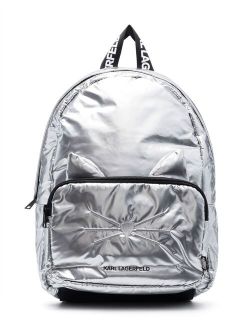 Kids Choupette metallic backpack