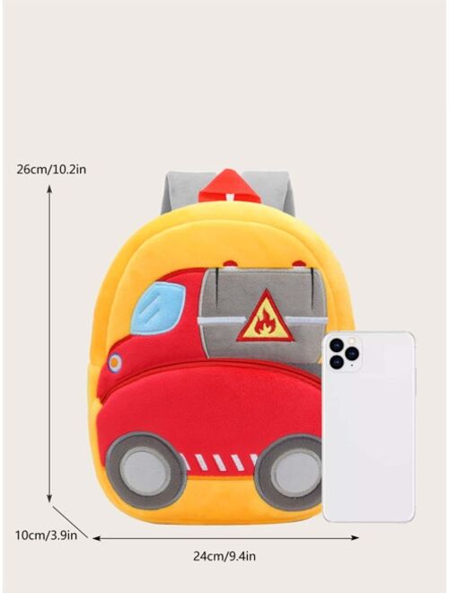 ShangnaiKakoo Bags Kids Car Embroidery Backpack
