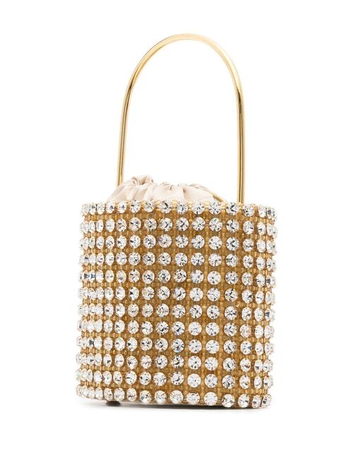 Vanina Nuances crystal-embellished bucket bag
