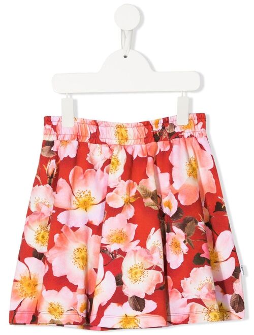 Molo Barbera floral-print skirt